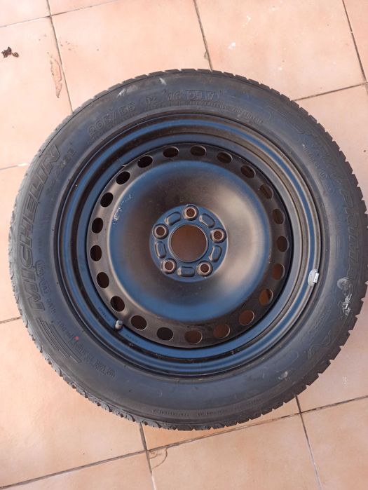 Jante 205/55 R16 ferro com pneu