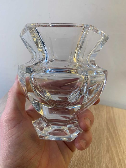 wazonik kryształowy cięzki gruby piekny Odessa Waterford Crystal