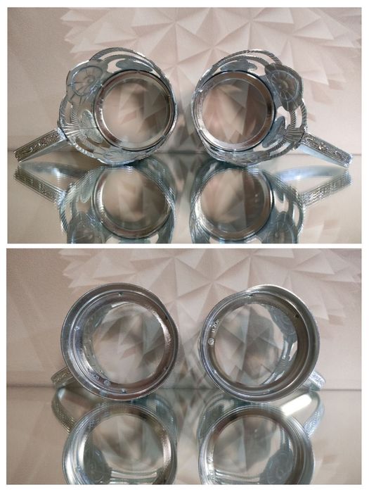 Подстаканник из алюминия СССР 2шт.