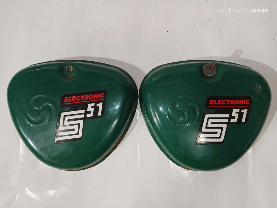 Simson S51, S50 - osłony - boczki - narzędziówki (1987)