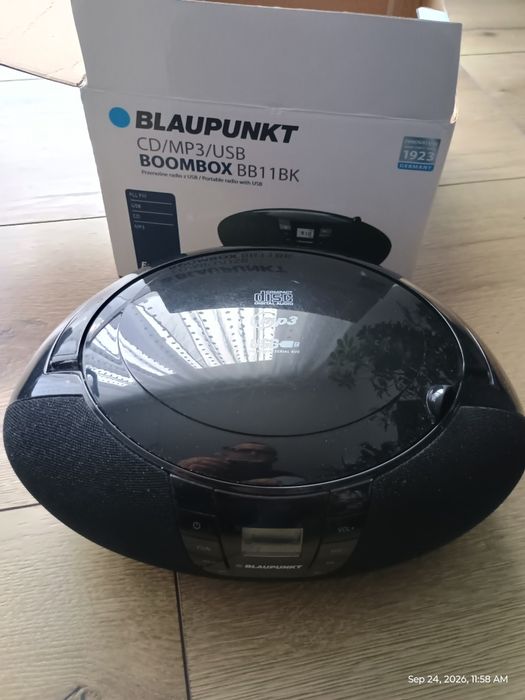 Blaupunkt Boombox BB11BK CD/MP3/USB – mało używany, z pudełkiem