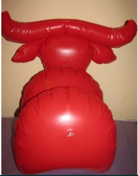 Іграшка нова корівка-попригун надувна FATRA Чехія+ подарунок