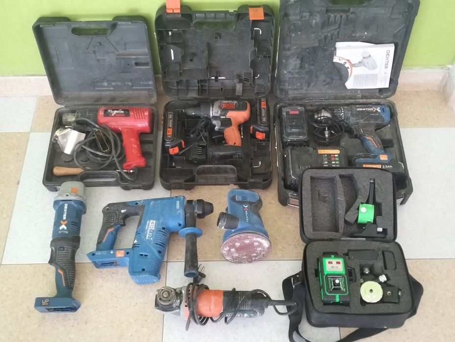 Vendo conjunto de ferramentas