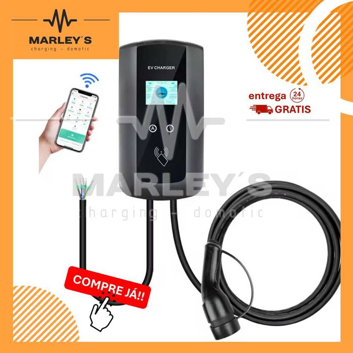 Wallbox Carregador 11 kw - 16A - Trifasica - elétricos ou híbridos