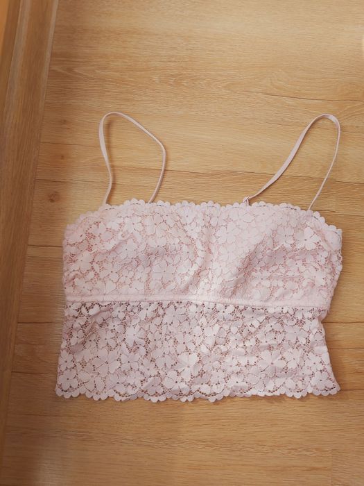 Koronkowy top damski r. M 38 H&M
