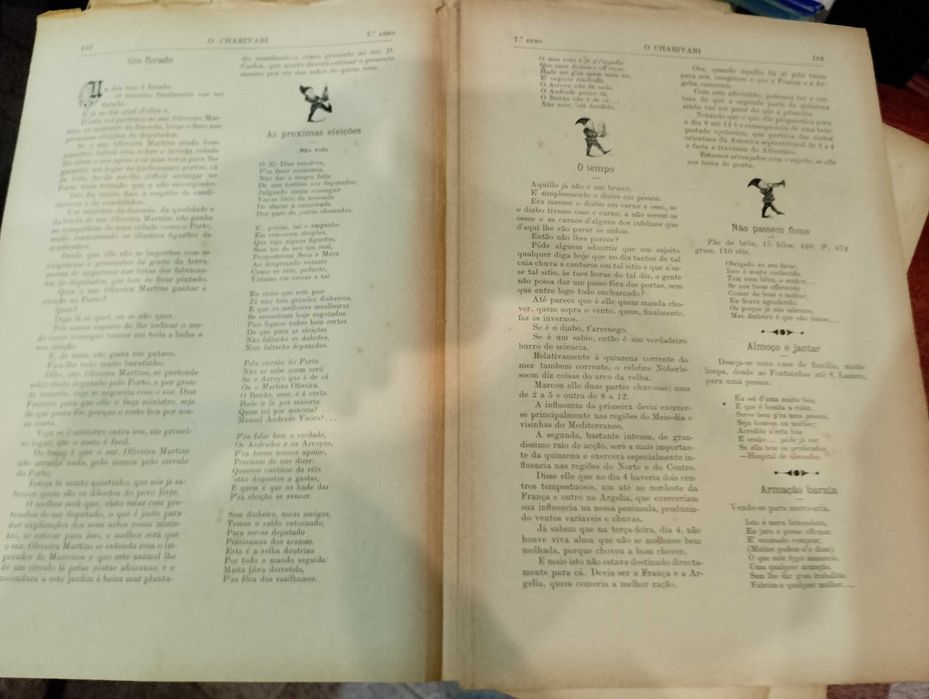 Charivari Semanário Humorístico Ilustrado 1892 - 40 unidades