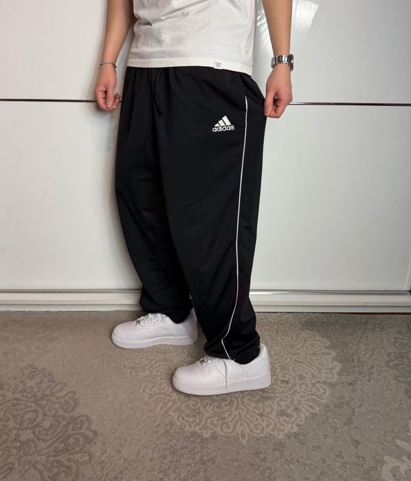 Baggy Spodnie Adidas Small Logo Y2K Czarne