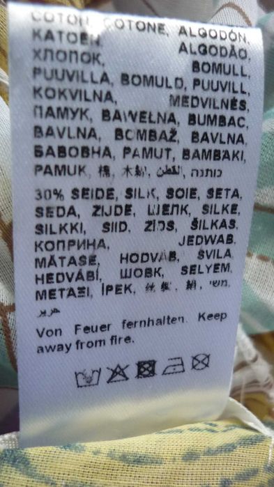 Mona- szal/chusta   z 30 % jedwabiu