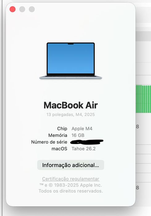 Macbook Air sky blue 16gb ram 256gb ssd