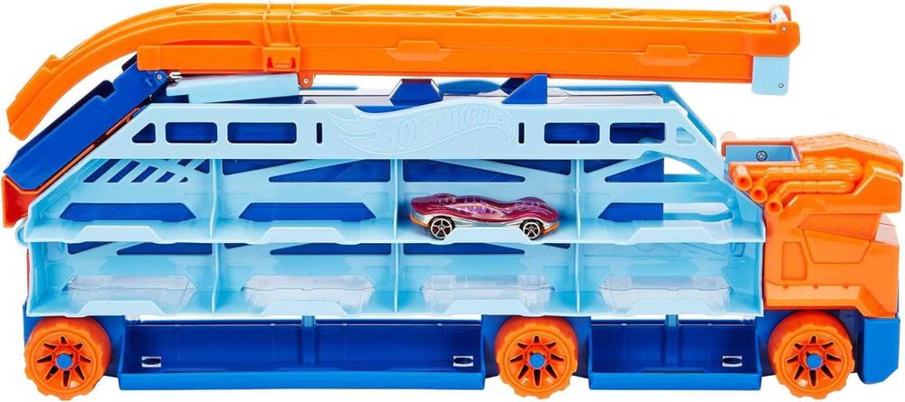 Трек Хот вілс Вантажівка-транспортер Суперспуск Hot Wheels HDY92