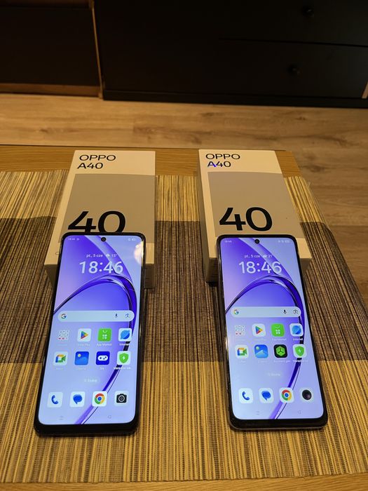 Sprzedam 2x OPPO A40 Sparkle Black i Starry Purple