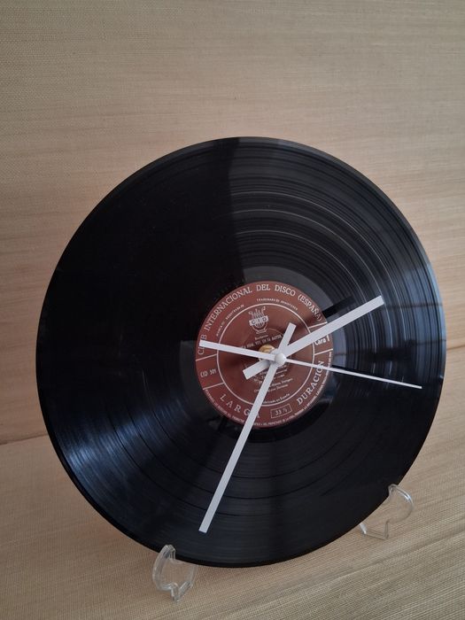 Relógio de vinil