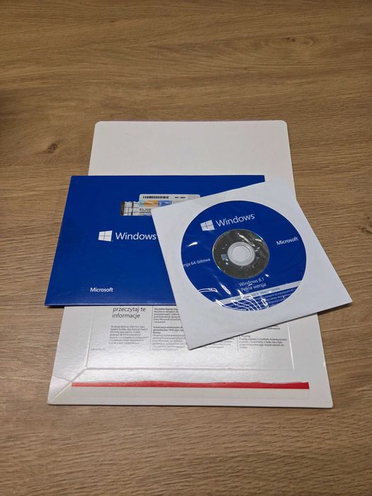 Microsoft Windows 8.1 64-bit PL BOX – oryginalny klucz + płyta