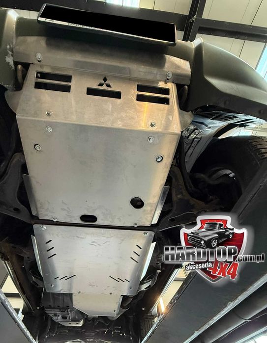 KOMPLET Osłon Aluminium 6mm MITSUBISHI PAJERO4 Silnik Skrzyni REDU/ZBI