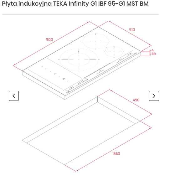 Płyta indukcyjna TEKA Infinity G1 IBF 95-G1 MST BM [90cm]