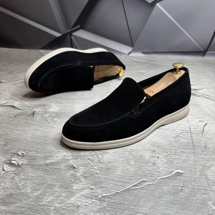 Мужские лоферы 40-45 замша