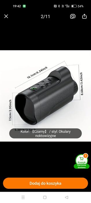 Gogle noktowizyjne, noktowizor, night vision