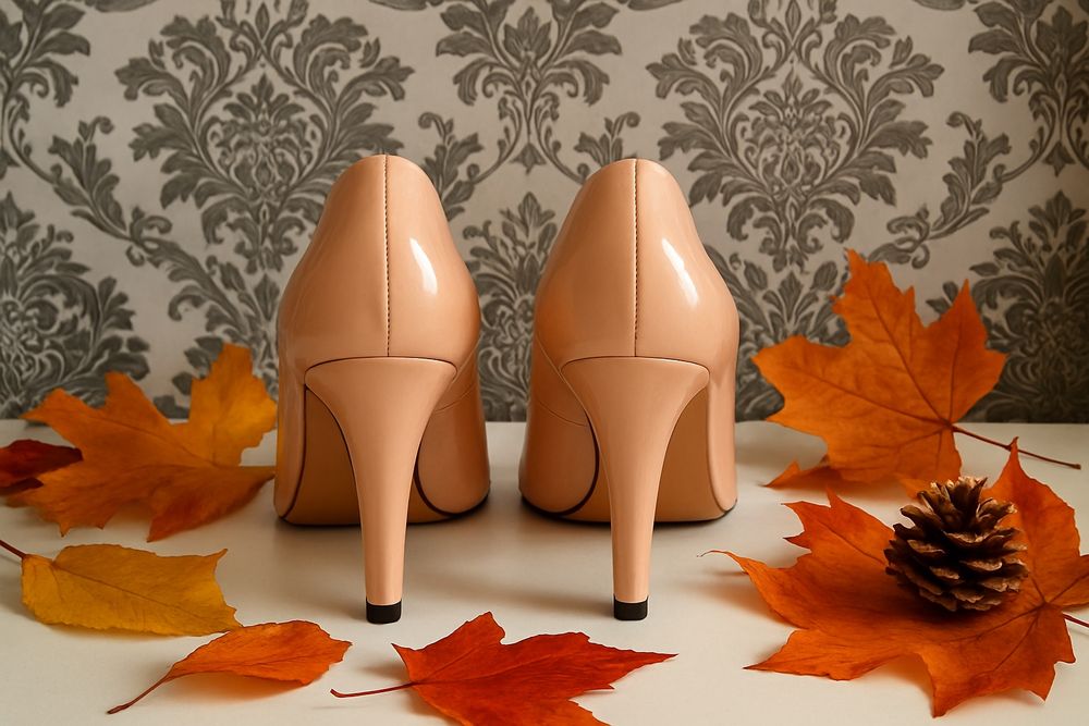 Szpilki naturalny kolor