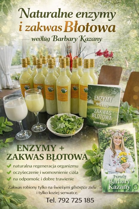 3l Zakwas 1l mleko. Bołotowa wg Barbary Kazana.tylko kozia serwatka I świeży glistnik