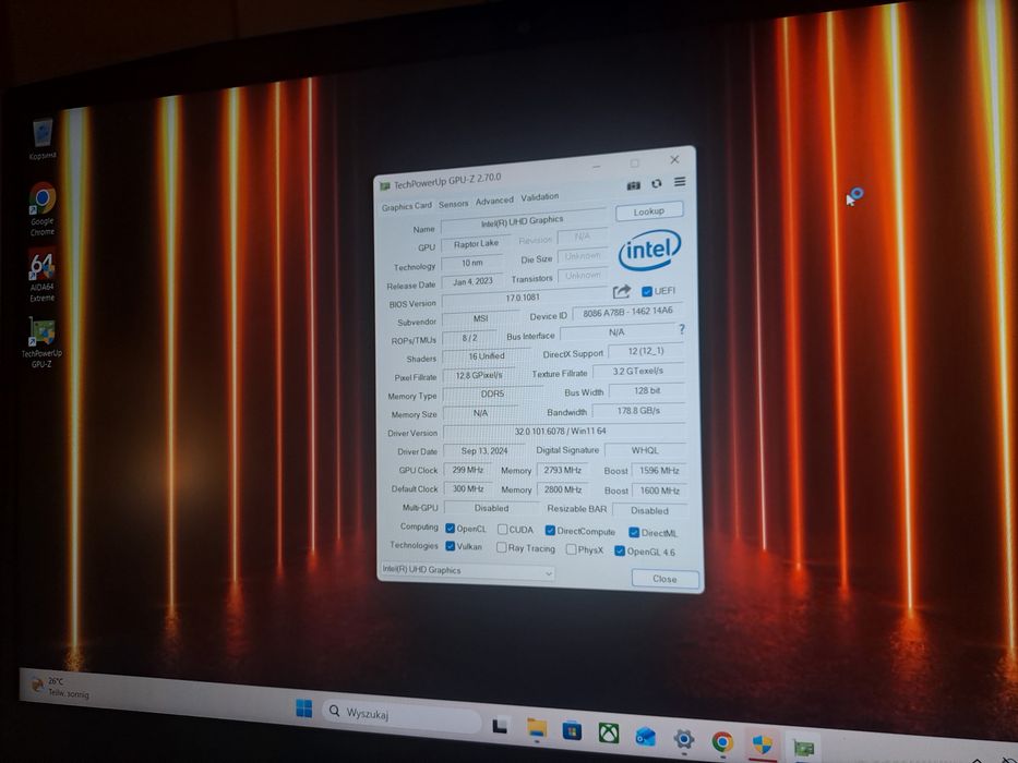 MSI Katana 15 HX — i7-14650HX / RTX 5060 / 16 GB RAM / 1 TB SSD