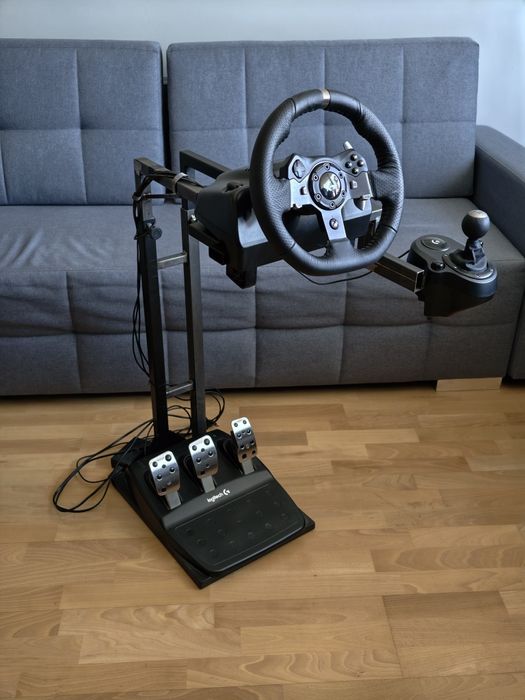 Logitech g920 + shifter + stojak