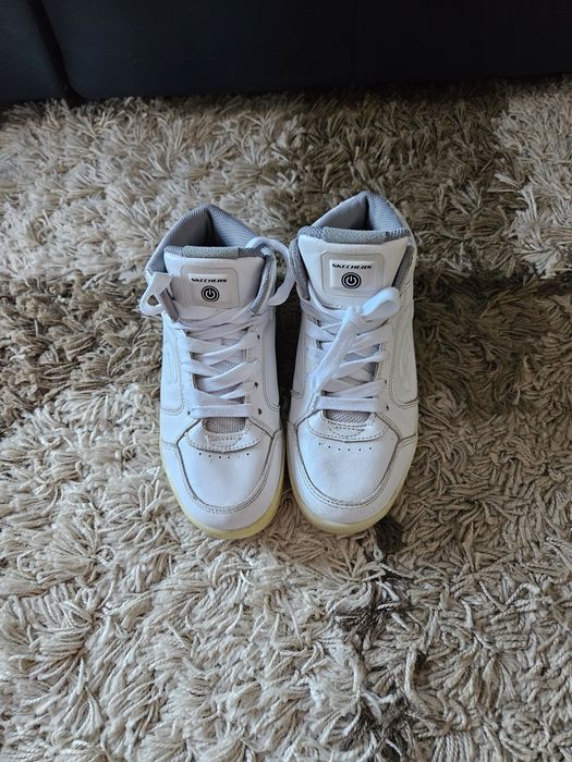 Sneakersy Skechers biale
