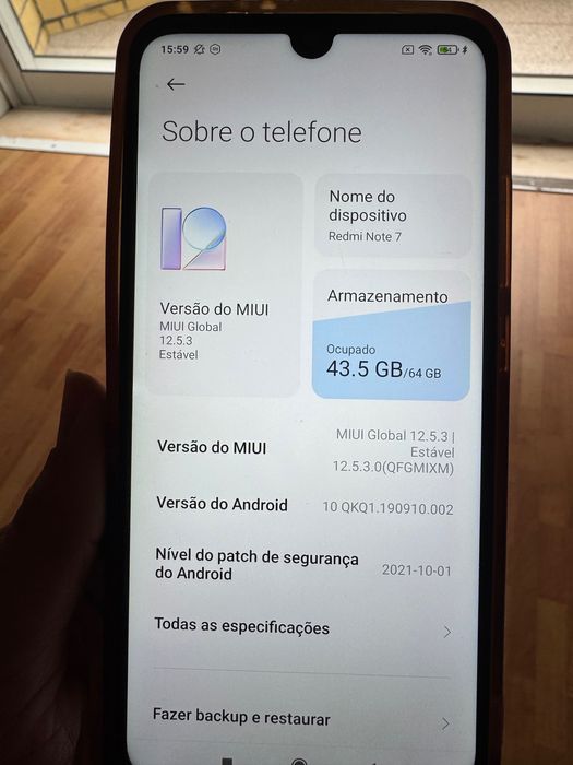 Redmi Note 7 - Usado - Em ótimo estado