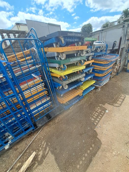 Wózek  magazynowy transportowy kosze siotkowe duża ilość