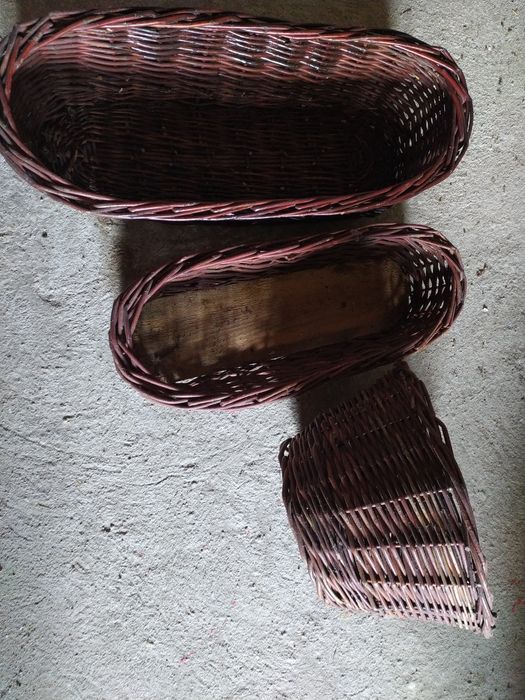 Starodawne Koszyczki wiklinowe