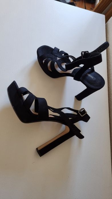 Sandalias Salto Alto Mango