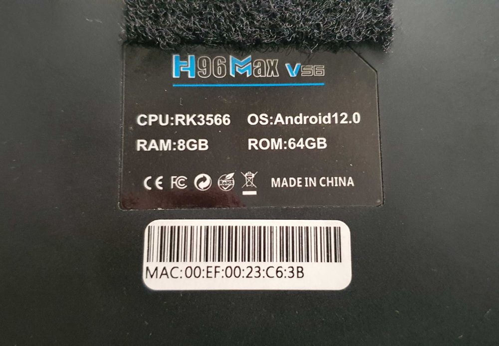 H96 Max RK3566 8GB/64GB 8K/4K Box Android TV c/garantia