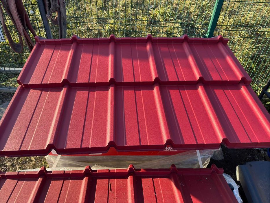 Blachodachówka czerwona dachowa mat od ręki promocja