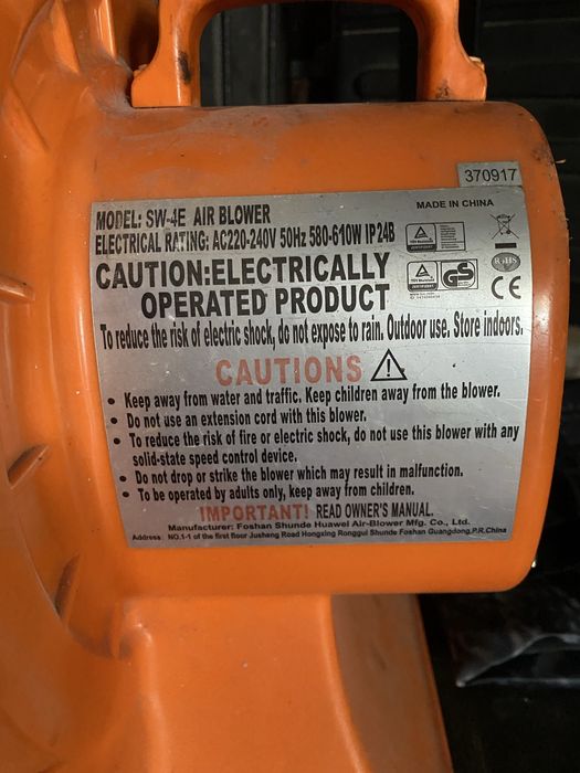 insuflavel oferta so vendo turbina