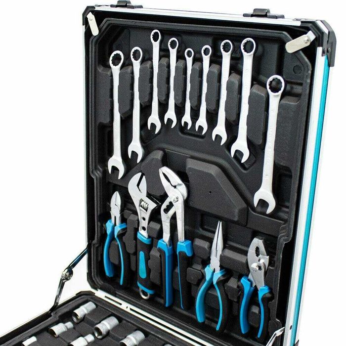 Walizka Narzędziowa 1200 elementów Nasadki Klucze Akcesoria ZESTAW