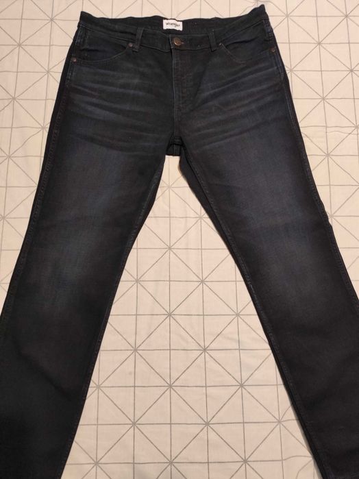 Wrangler Greensboro Slim Nowe spodnie jeansy W36 L32