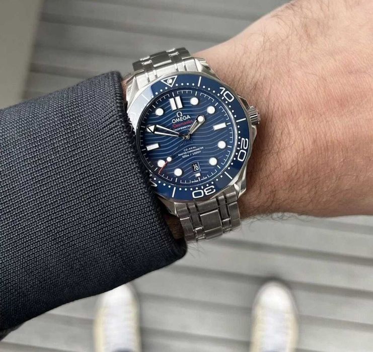 Механические часы Omega Seamaster 300 синий