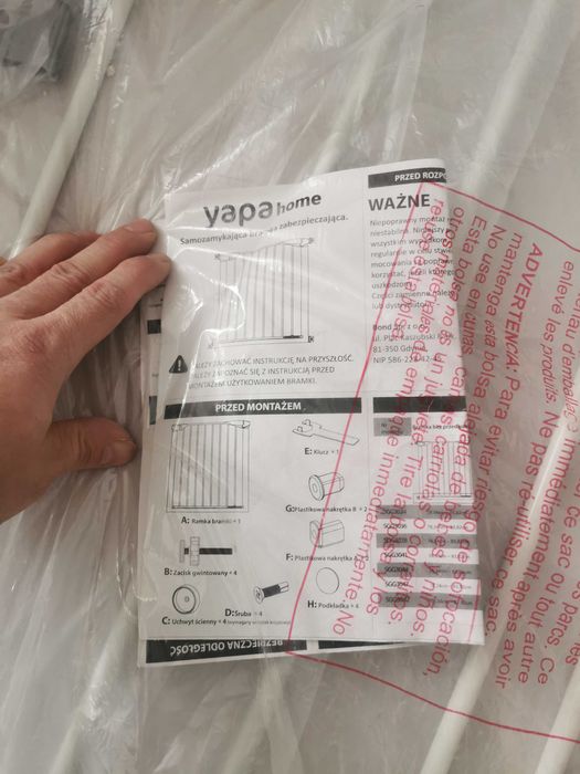 Bramka na schody firmy yapa