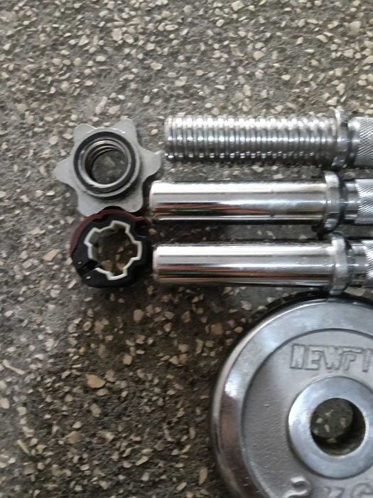 Halteres ajustáveis com pesos