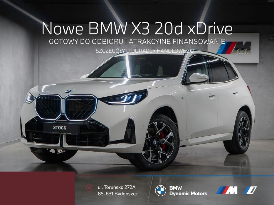 BMW X3 20d xDrive 197 KM mHEV - Gotowy do Odbioru - Pakiet M Pro - Hak!