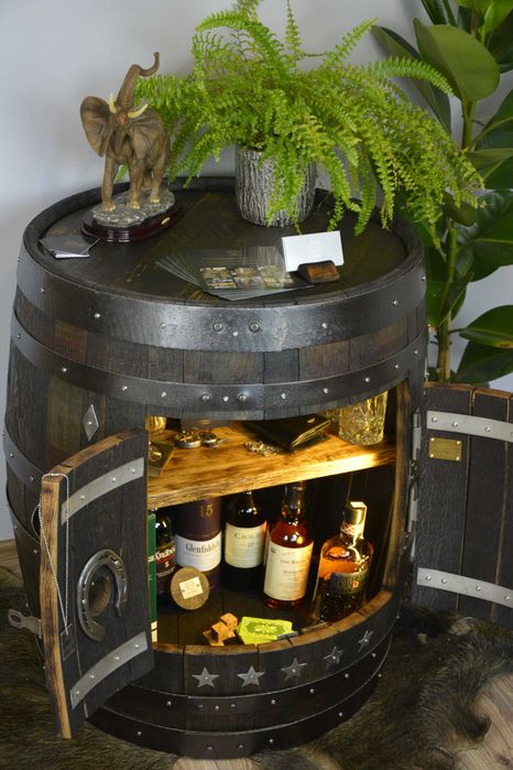 Barek z beczki po whisky Bieniasz Barrels Rękodzieło