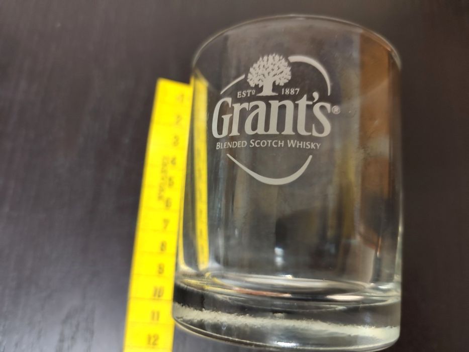 Lote de 5 copos de Whisky Grants
