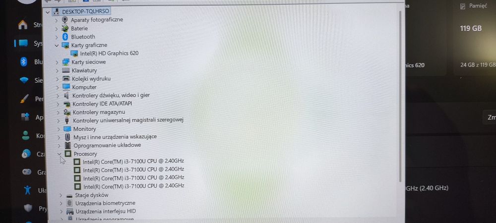 Laptop Acer Swift 3 SF314-52  14" Intel Core  i3-7100U 4GB RAM 128GB Dysk Win10