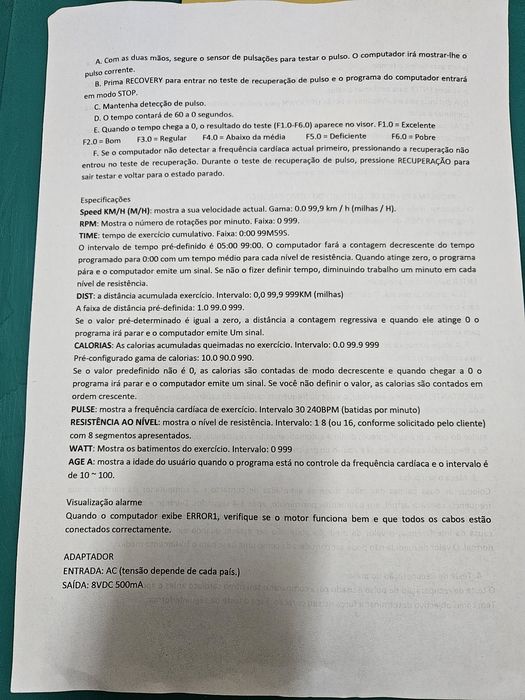 Bicicleta Elíptica Fitness
