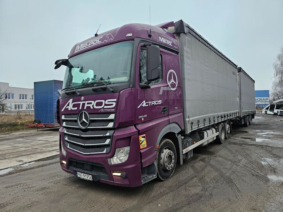 Mercedes-Benz Actros 2545  Tandem Wecon 7,7,  Krone 7,7
