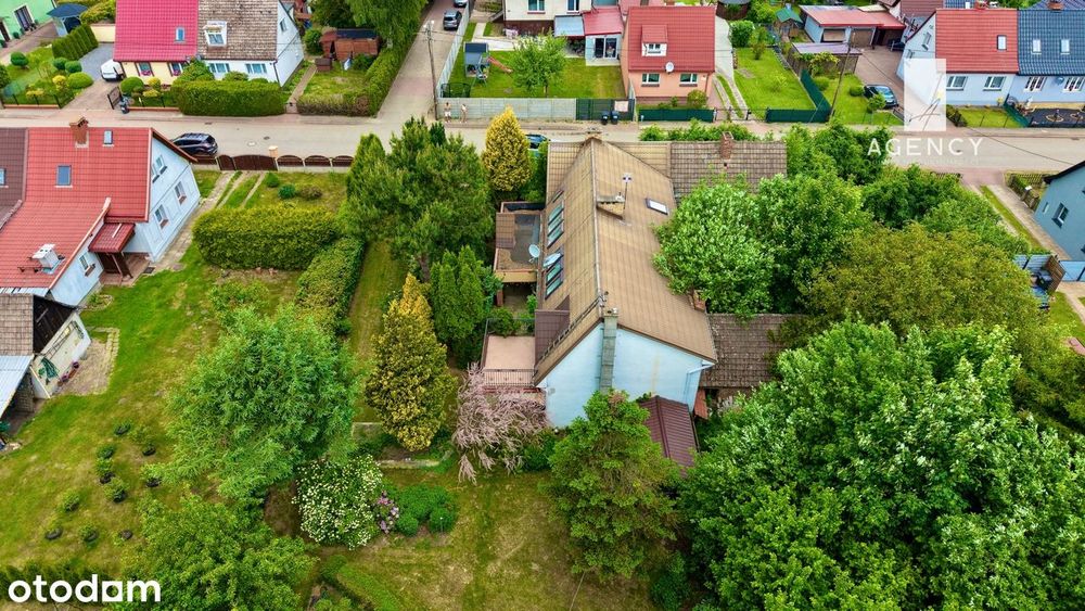 Przestronny dom z pięknym ogrodem, działka 1200m2 – Sławno, ODW