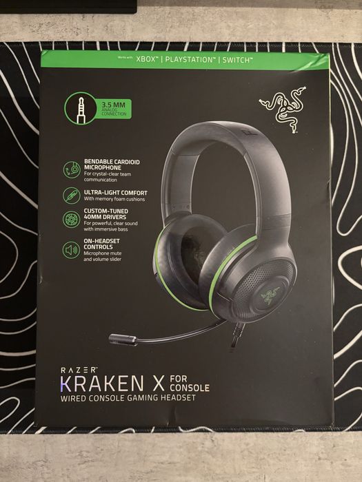 Razer Kraken X for Console - Novos e Selados