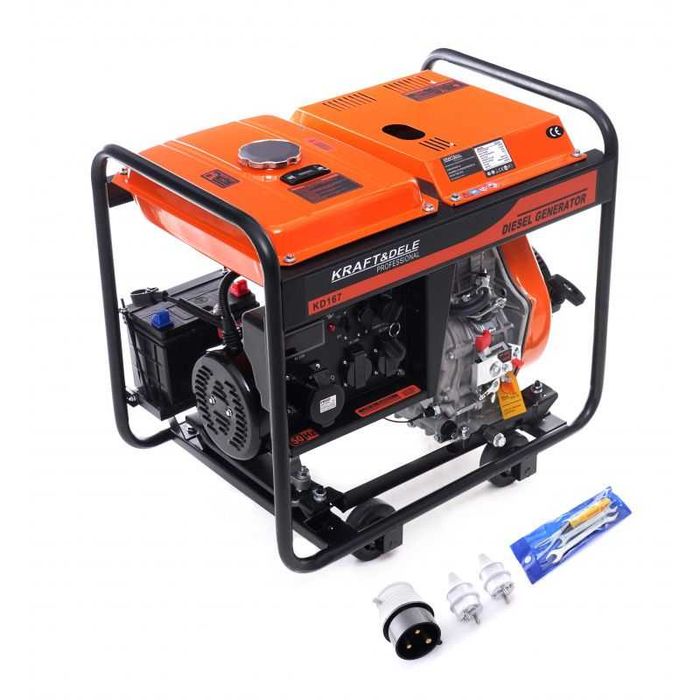 Agregat Prądotwórczy Generator Diesel 1-Fazowy Kraft 230V 6KW 230V New