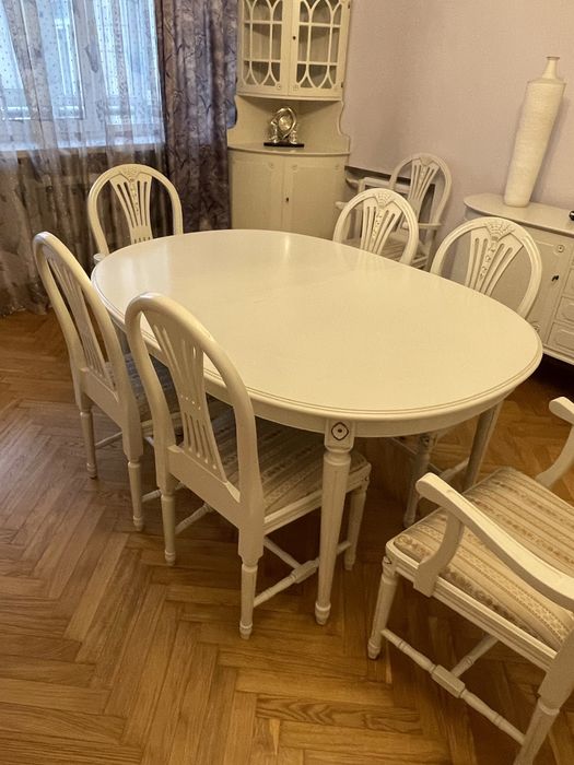 Комплект.Мебель гостиная стол,кресло стул диван сервант комод кресло