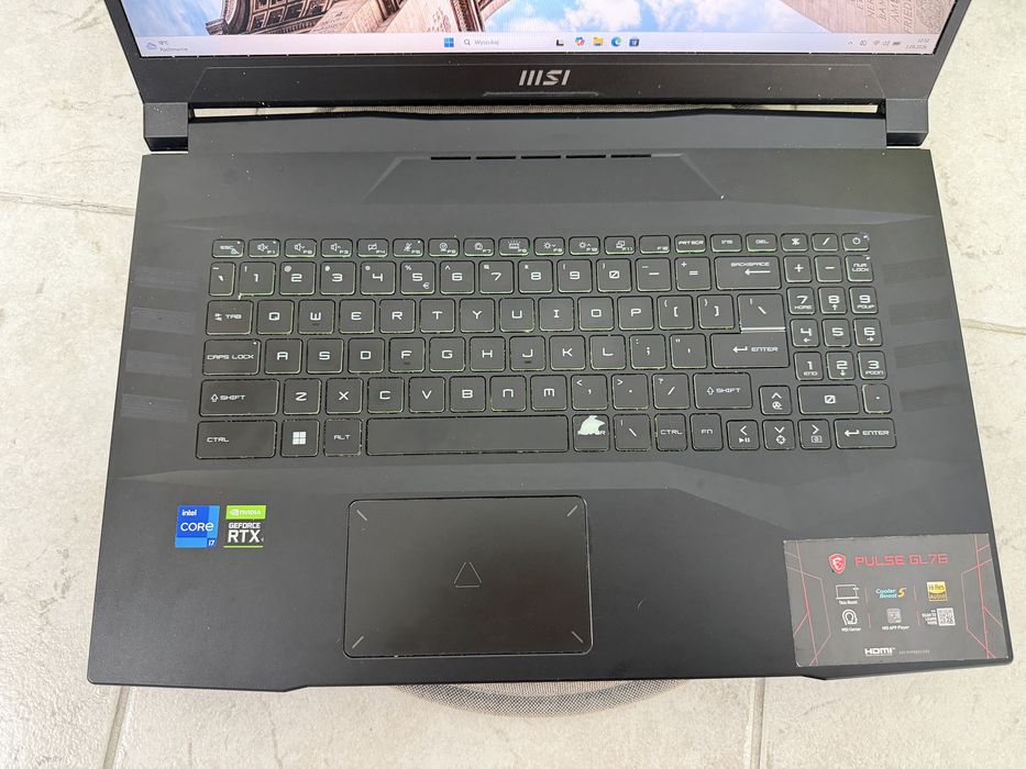 MSI pulse gl76 i7 12 gen 32gb 2tb rtx 3050 ti
