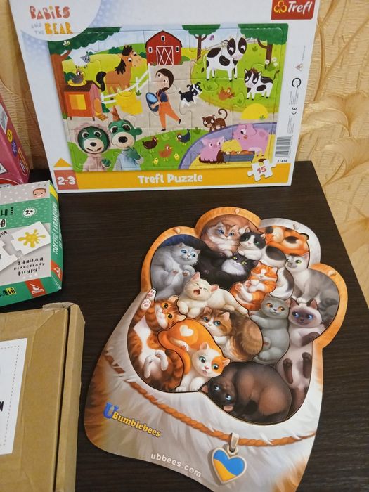 Все за 425 грн! Логічні пазли, рамки вкладки Ранок, Frank, Trefl, Ubee